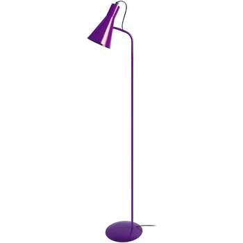 Casa Lámparas de pie Tosel Lámpara de pie de lectura redondo metal púrpura Violeta