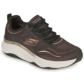 Zapatos Mujer Zapatillas bajas Skechers RELAXED FIT: D'LUX FITNESS - PURE GLAM Negro