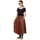 textil Mujer Faldas Wendy Trendy Skirt 791501 - Brown Marrón