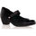 Zapatos Mujer Derbie Ashby Calzado confortable MUJER NEGRO Negro