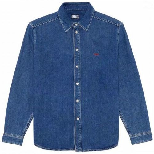 textil Hombre Camisas manga larga Diesel A03534 D-SIMPLY-0EGAI Azul