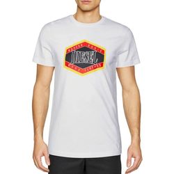 textil Hombre Tops y Camisetas Diesel A06497 0GRAI T-DIEGOR-100 Blanco