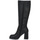 Zapatos Mujer Low boots Keys BLACK Negro