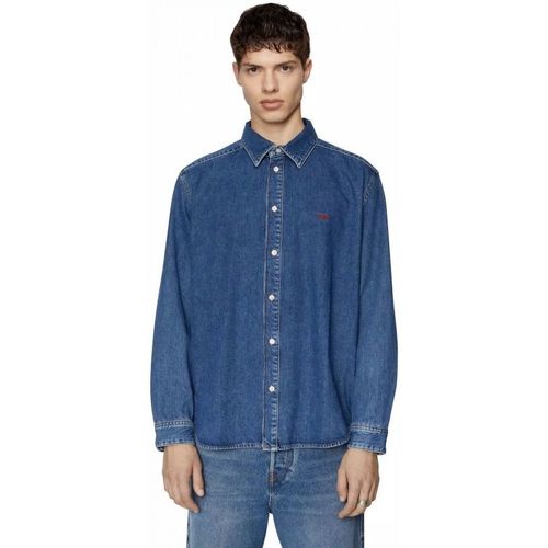 textil Hombre Camisas manga larga Diesel A03534 D-SIMPLY-0EGAI Azul