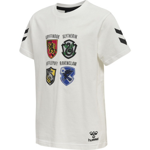 textil Niños Camisetas manga corta hummel T-shirt enfant  Harry Potter Tres Blanco