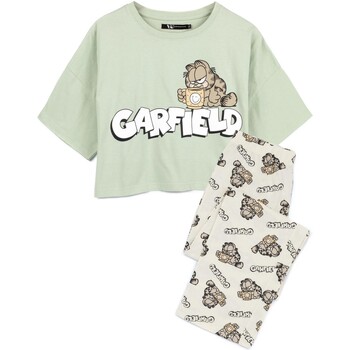 textil Mujer Pijama Garfield NS6883 Verde