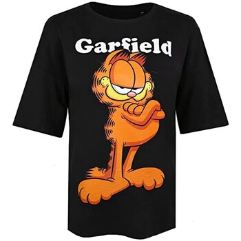 textil Mujer Camisetas manga larga Garfield Smug Negro