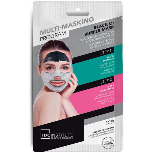Accesorios textil Mascarilla Idc Institute Multi-masking Program Black O2 Bubble Mask 