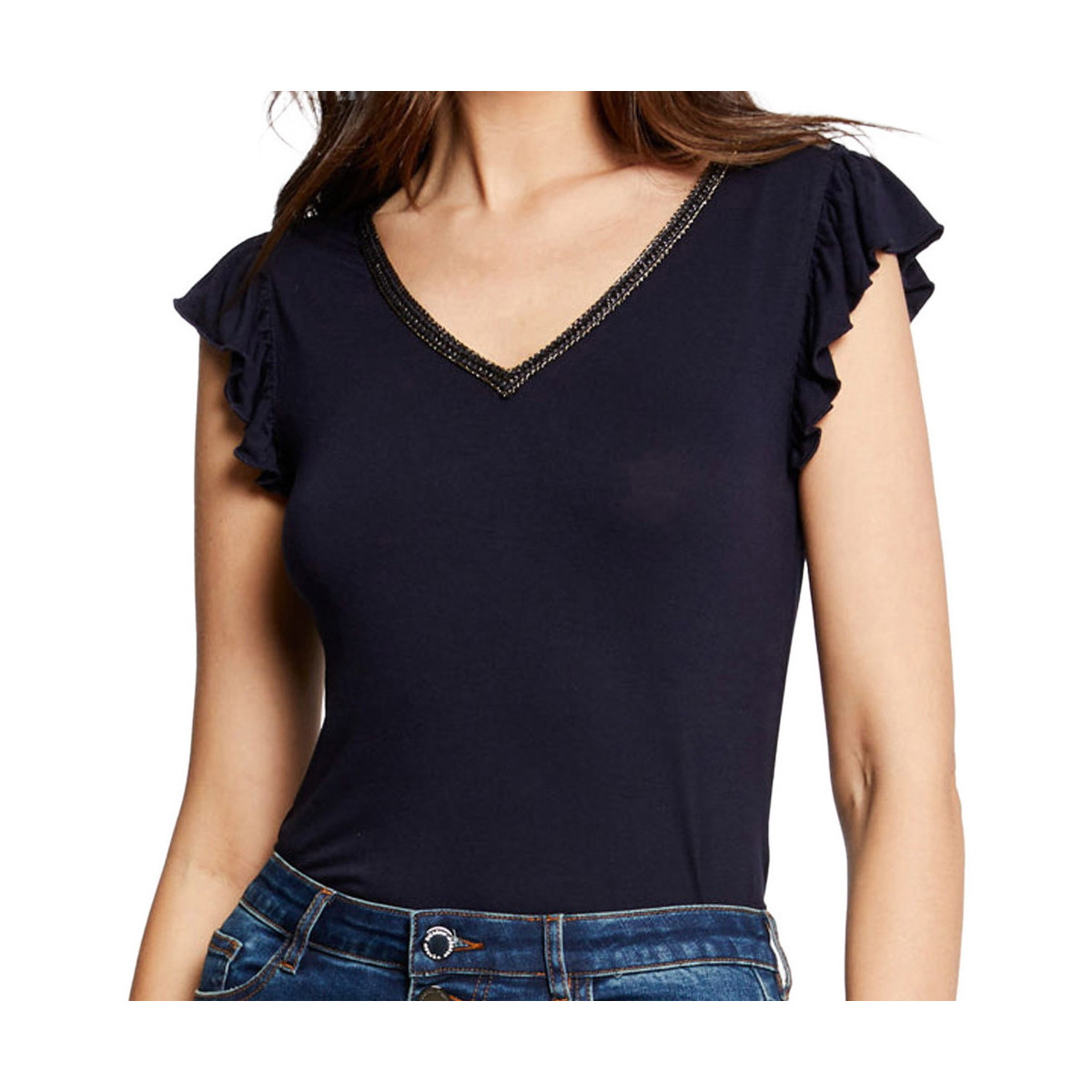 textil Mujer Tops y Camisetas Morgan  Azul