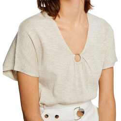 textil Mujer Tops y Camisetas Morgan  Beige
