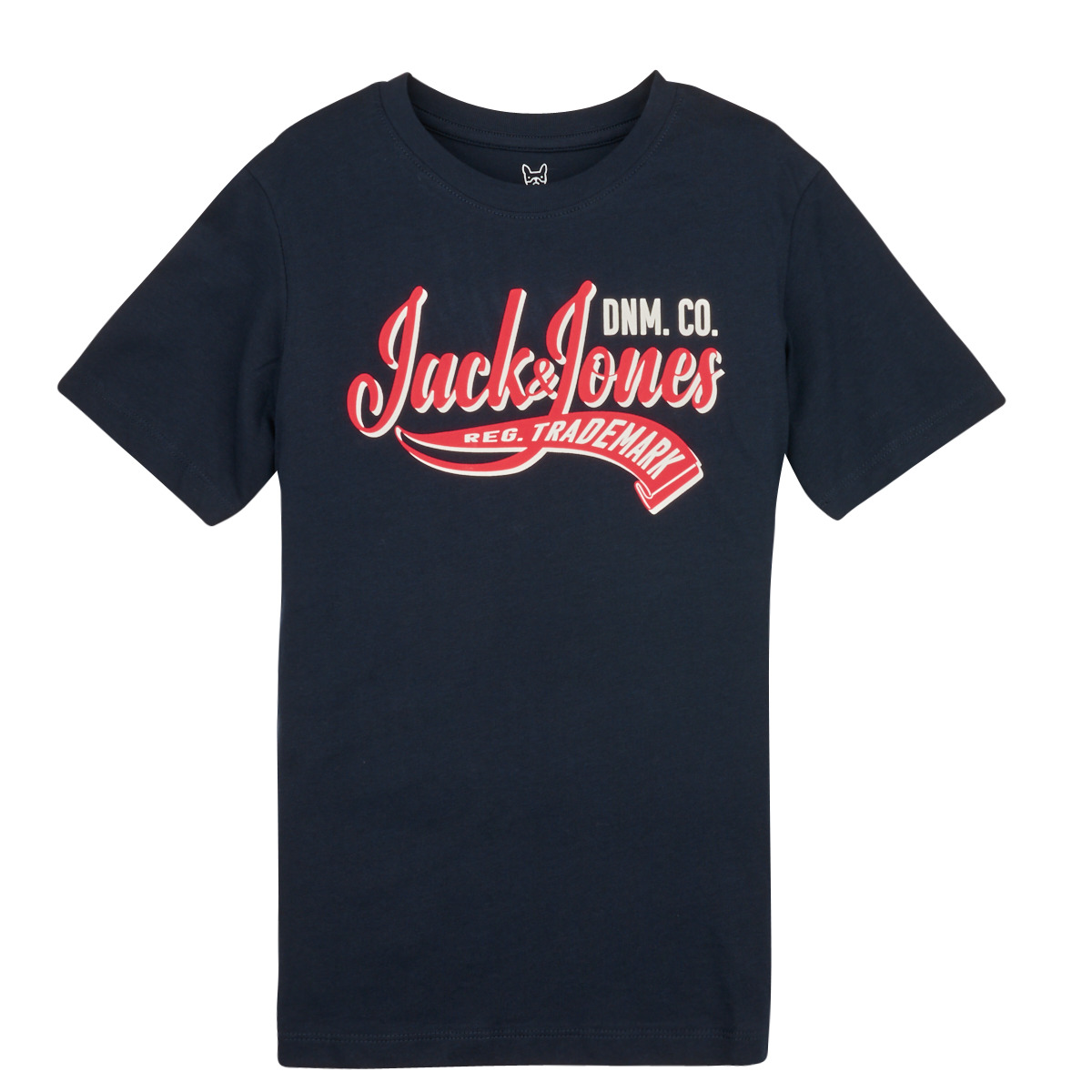 textil Niño Camisetas manga corta Jack & Jones JJELOGO TEE SS NECK 2 COL JNR Marino