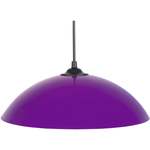 Lámpara colgante redondo metal púrpura