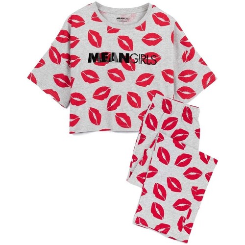 textil Mujer Pijama Mean Girls NS6888 Rojo