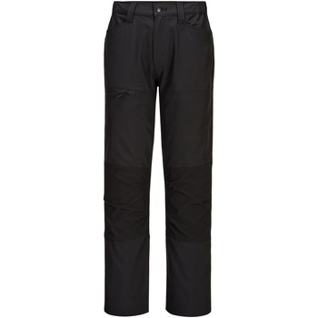 textil Hombre Pantalones Portwest WX2 Negro