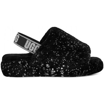 Zapatos Mujer Sandalias UGG W fluff yeah metallic sparkle Negro