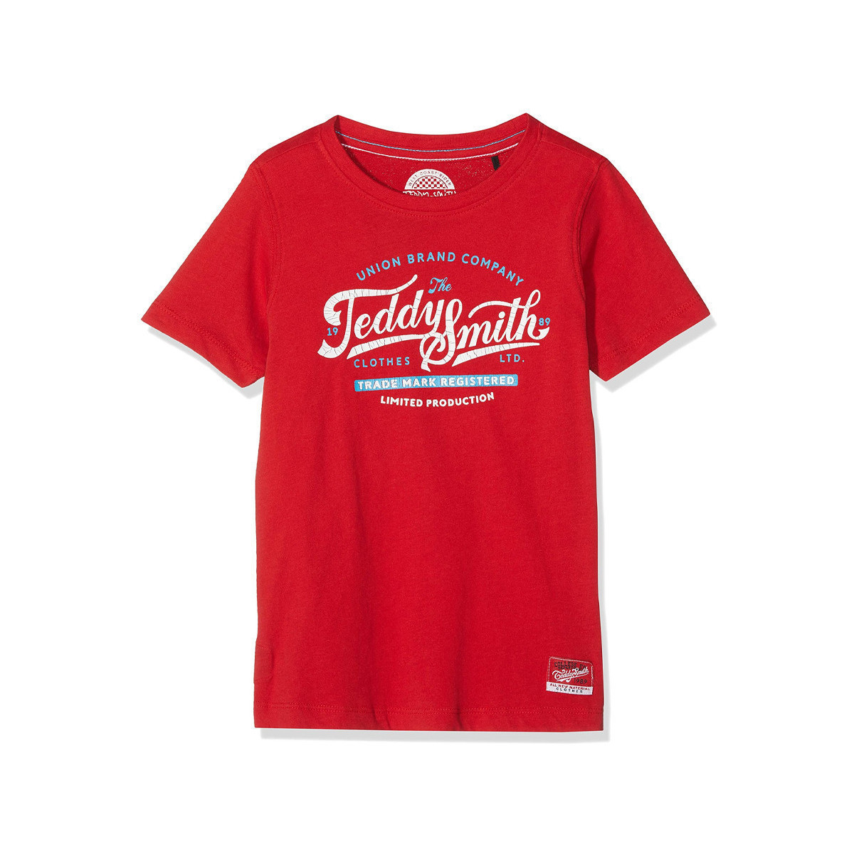 textil Niño Tops y Camisetas Teddy Smith  Rojo