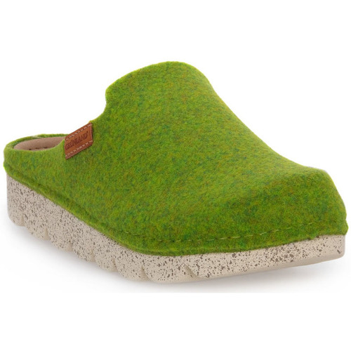 Zapatos Mujer Zuecos (Mules) Grunland VERDE 40POFF Verde