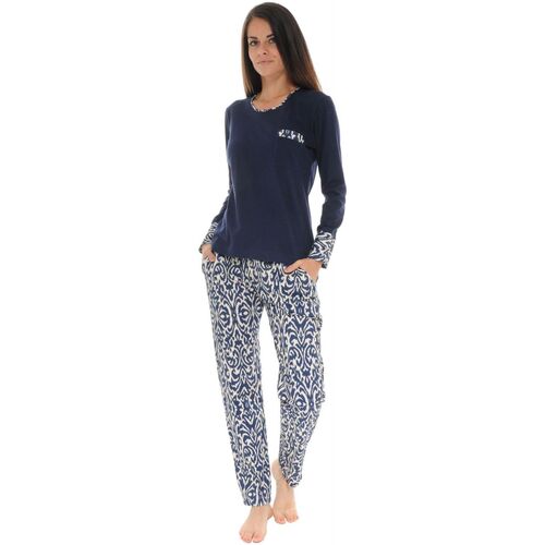 textil Mujer Pijama Pilus TELIA Azul