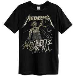 textil Camisetas manga larga Amplified And Justice For All Negro
