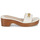 Zapatos Mujer Zuecos (Mules) Lauren Ralph Lauren ROXANNE-SANDALS-FLAT SANDAL Blanco