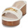 Zapatos Mujer Zuecos (Mules) Lauren Ralph Lauren ROXANNE-SANDALS-FLAT SANDAL Blanco