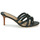 Zapatos Mujer Zuecos (Mules) Lauren Ralph Lauren LILIANA-SANDALS-HEEL SANDAL Negro