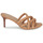 Zapatos Mujer Zuecos (Mules) Lauren Ralph Lauren LILIANA-SANDALS-HEEL SANDAL Crudo