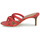 Zapatos Mujer Zuecos (Mules) Lauren Ralph Lauren LILIANA-SANDALS-HEEL SANDAL Rojo