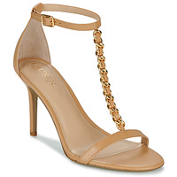 Zapatos Mujer Sandalias Lauren Ralph Lauren KATE-SANDALS-HEEL SANDAL Beige