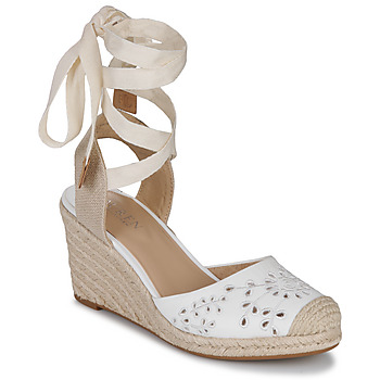 Zapatos Mujer Sandalias Lauren Ralph Lauren PAISLEE EYLT-ESPADRILLES-WEDGE Blanco