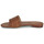 Zapatos Mujer Zuecos (Mules) Lauren Ralph Lauren ANDEE-SANDALS-FLAT SANDAL Cognac