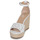 Zapatos Mujer Sandalias Lauren Ralph Lauren HAANA-ESPADRILLES-WEDGE Blanco