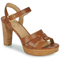 Zapatos Mujer Sandalias Lauren Ralph Lauren SOFFIA-SANDALS-HEEL SANDAL Cognac