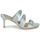 Zapatos Mujer Zuecos (Mules) Lauren Ralph Lauren LORRAINE-SANDALS-HEEL SANDAL Plata