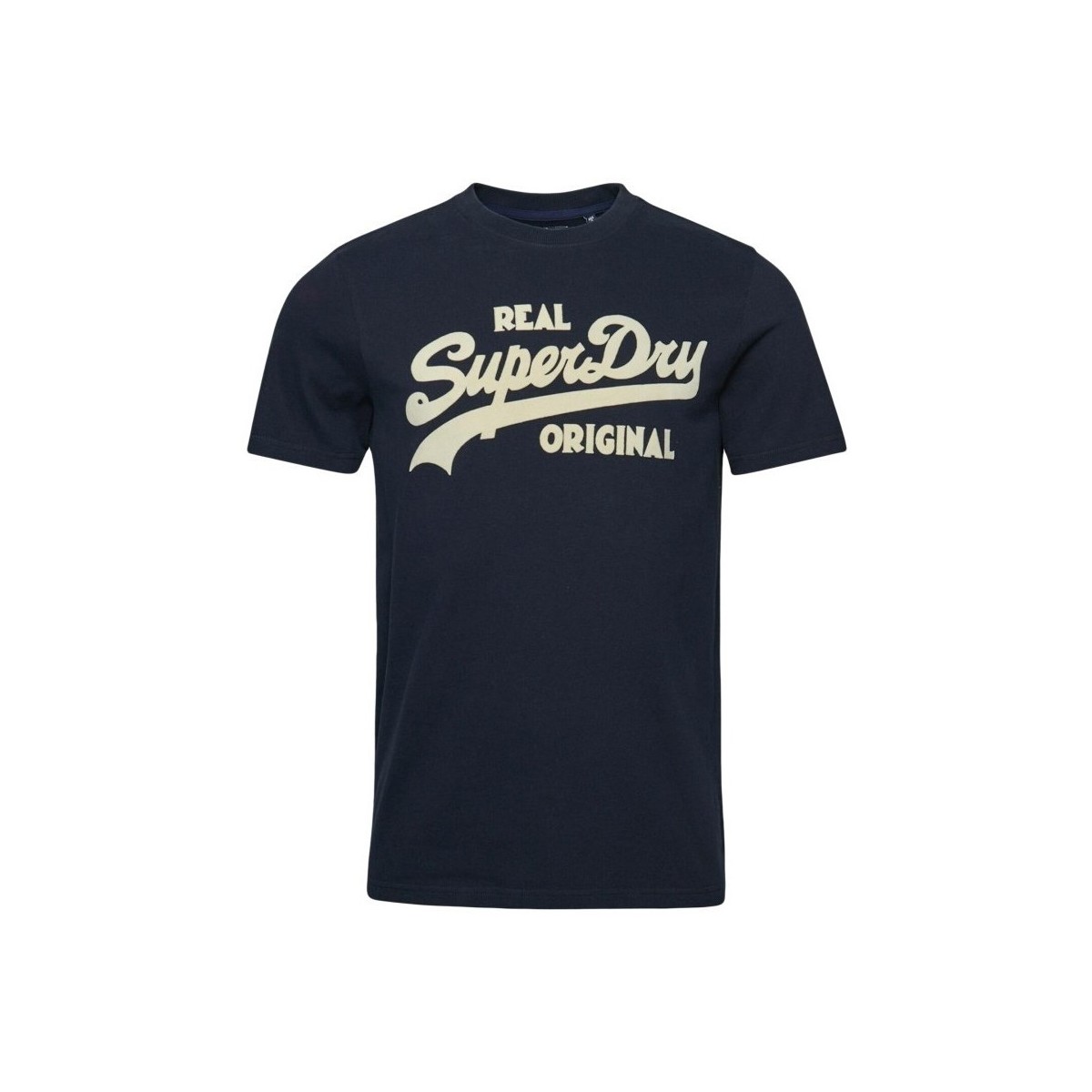 textil Hombre Camisetas manga corta Superdry Vintage classic logo Azul
