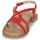 Zapatos Mujer Zuecos (Mules) Les Petites Bombes FIDJI Rojo