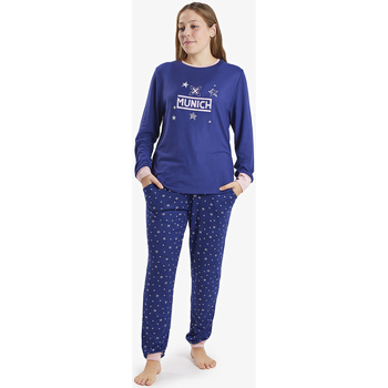 textil Mujer Pijama Munich CP0400 Azul