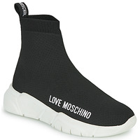 Zapatos Mujer Zapatillas altas Love Moschino LOVE MOSCHINO SOCKS Negro