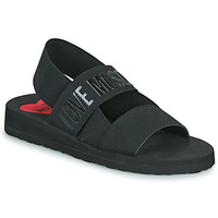 Zapatos Mujer Sandalias Love Moschino ELASTIC BICOLOR Negro