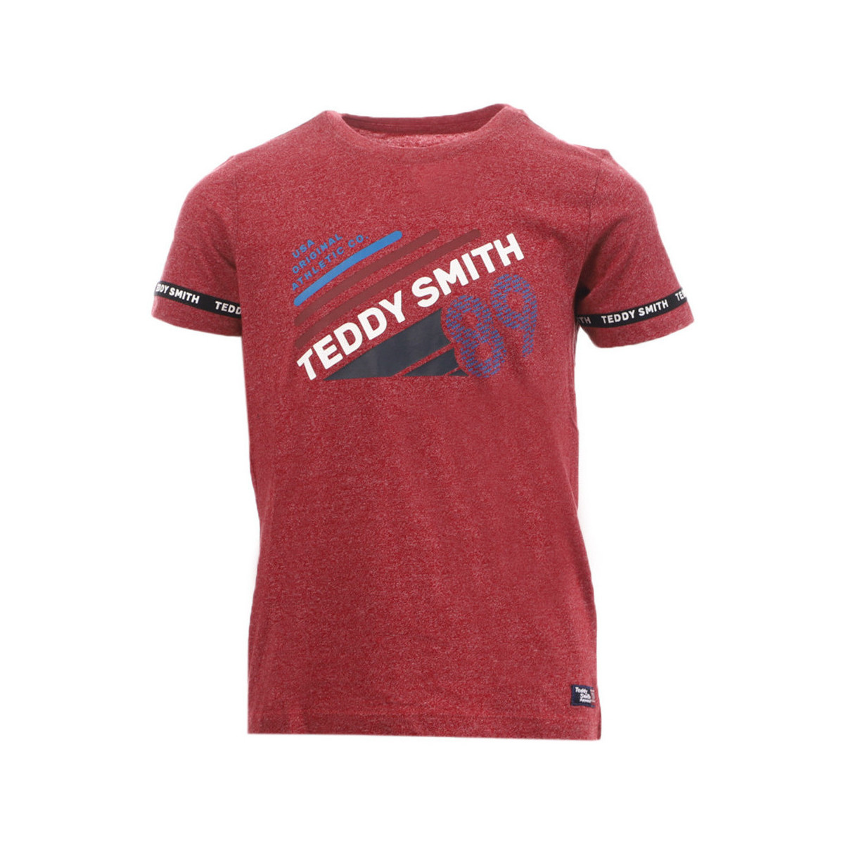 textil Niño Tops y Camisetas Teddy Smith  Rojo