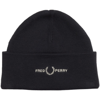 Accesorios textil Hombre Gorro Fred Perry Graphic Beanie Negro