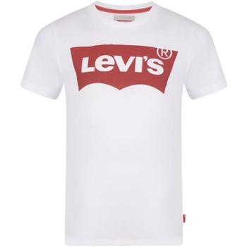 textil Niño Camisetas manga corta Levi's N91004H-01 Blanco