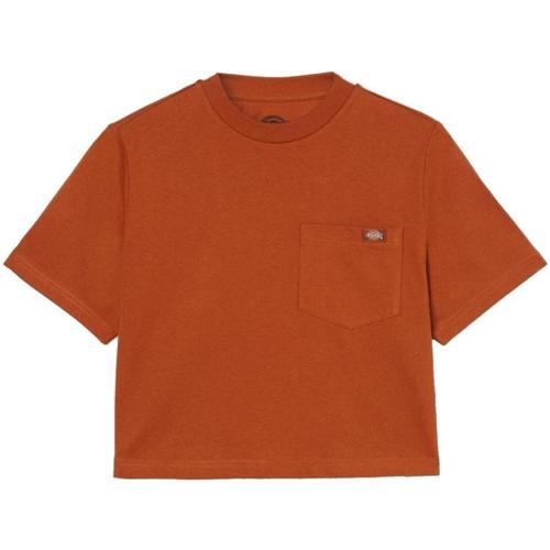 textil Mujer Camisetas manga corta Dickies DK0A4XDEIEX1 Naranja