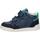 Zapatos Niños Botas de caña baja Kickers 894791-30 WINCKY VEL NUBUCK Azul