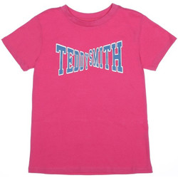 textil Niña Tops y Camisetas Teddy Smith  Rosa