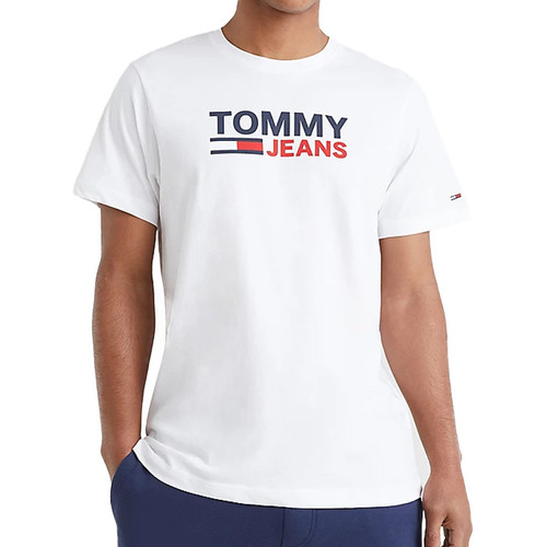 textil Hombre Tops y Camisetas Tommy Hilfiger  Blanco