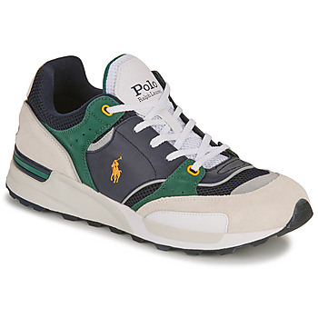 Zapatos Hombre Zapatillas bajas Polo Ralph Lauren TRACKSTR 200-SNEAKERS-LOW TOP LACE Blanco / Marino / Verde