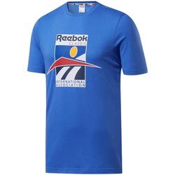 textil Hombre Camisetas manga corta Reebok Sport FK2623 Azul