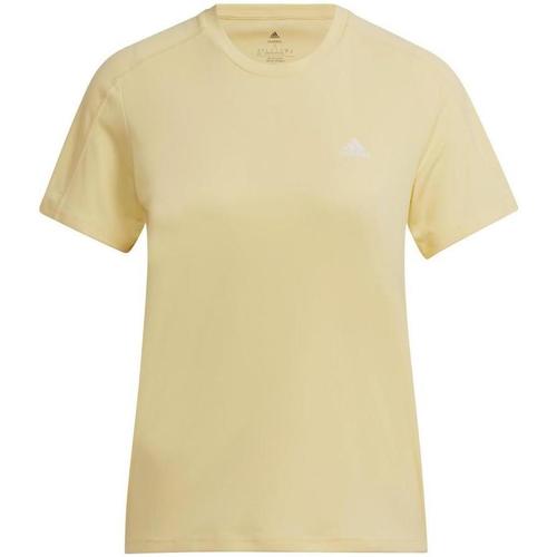 textil Mujer Camisetas manga corta adidas Originals HL1457 Amarillo