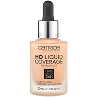 Belleza Mujer Base de maquillaje Catrice HD Coverage Liquid Foundation - 30 Sand Beige - 30 Sand Beige Beige